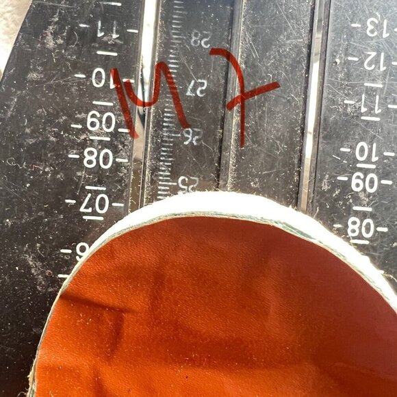 Santa Rosa Brand Men Size 7 Brown Leather Lace Up Steel Toe Vibram Sole Boot - Picture 15 of 15